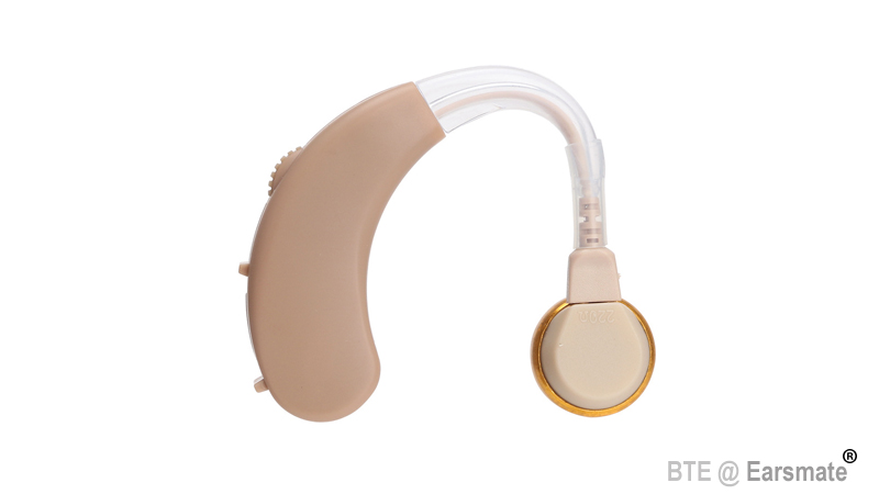 Dispositivo de audífono BTE barato de amplificador de voz para pérdida auditiva