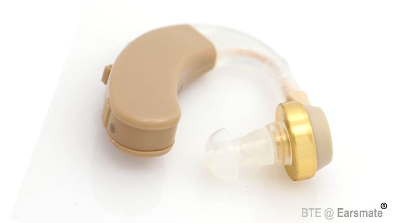 Dispositivo de audífono BTE barato de amplificador de voz para pérdida auditiva