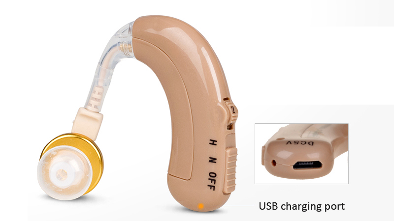 Precio barato Cargador USB Amplificador de audífono recargable C-109