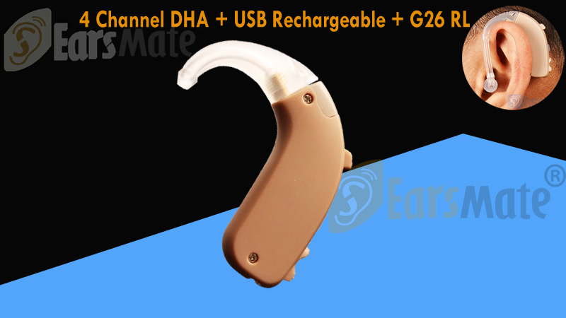 Audífono digital recargable Earsmate Open Fit Mini BTE G26RL