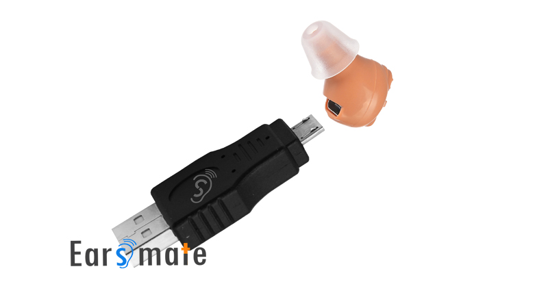 USB recargable Los mejores audífonos invisibles en el oído