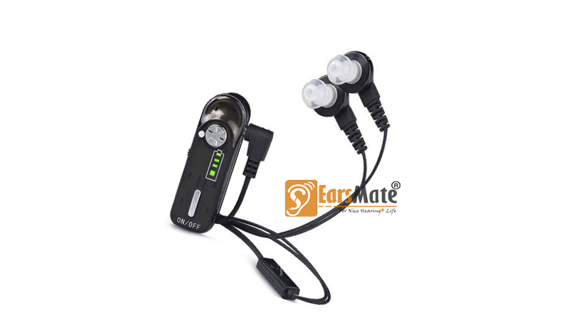 Mini receptor de monitoreo de voz para audífonos con colector de sonido G06